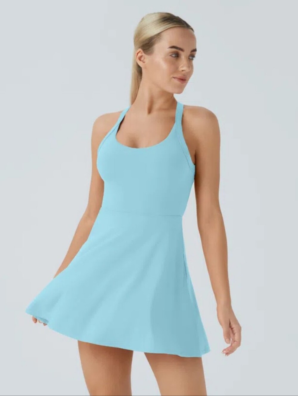 Backless Twisted Active Dress